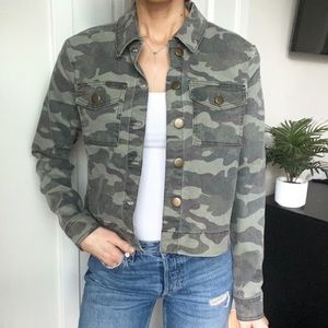 Denim jacket camo Copper Key NWT